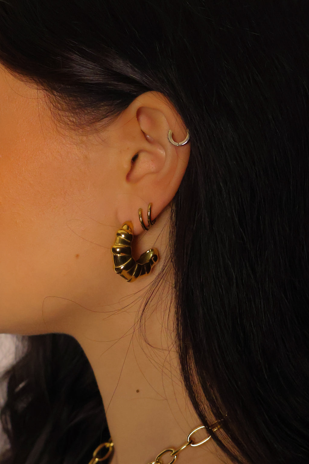 Croissant Earrings